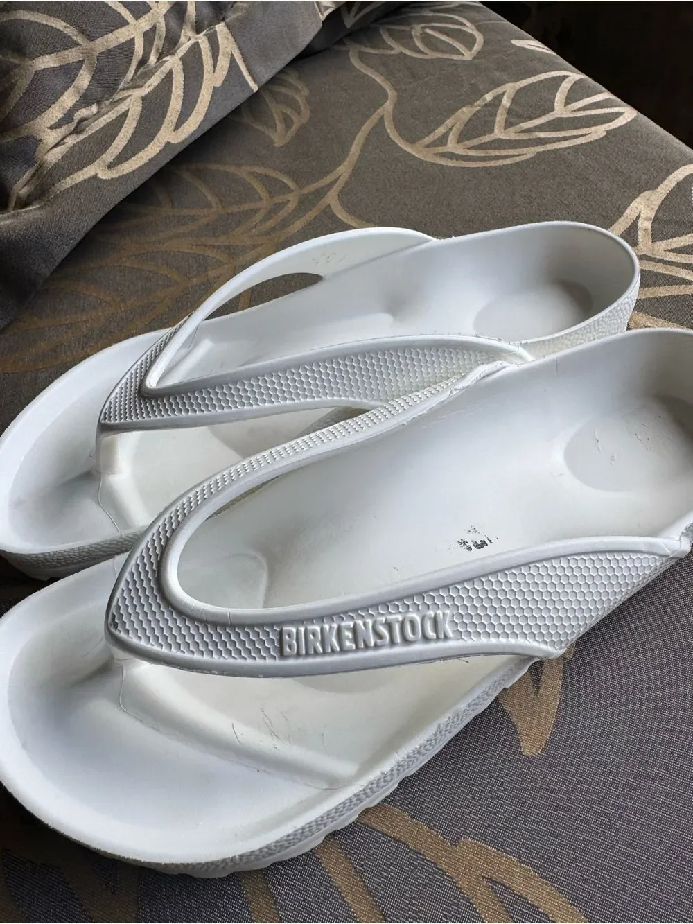 Birkenstock White Eva Flip Flop Sandals